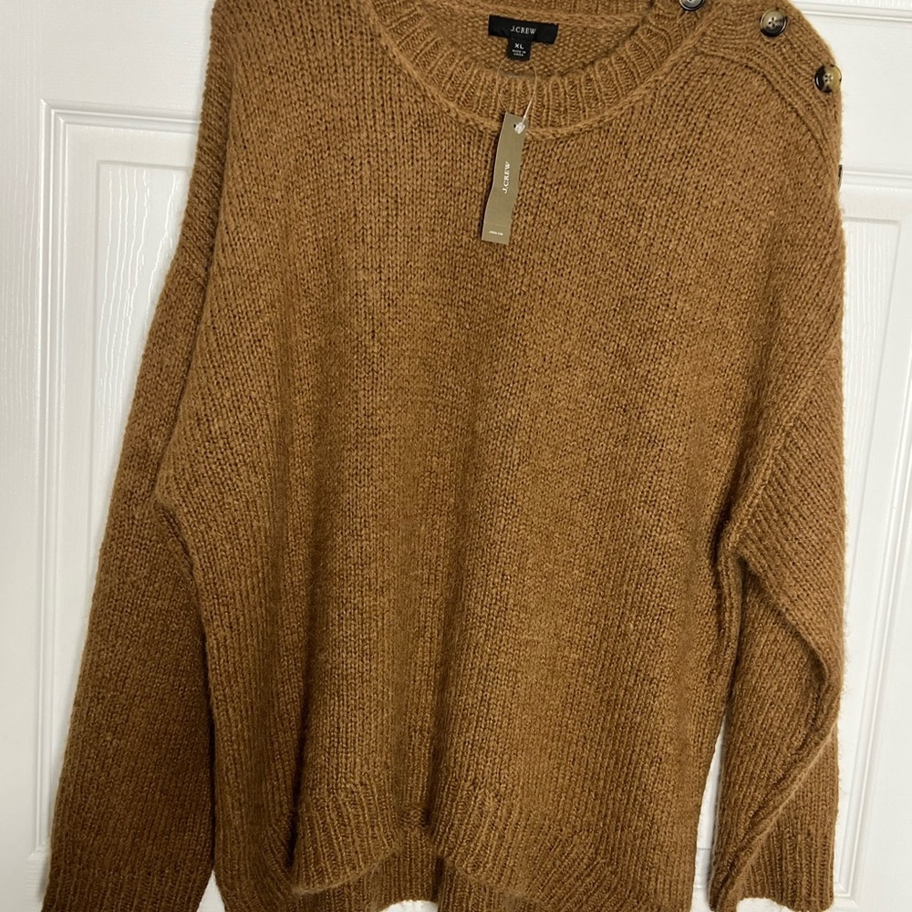NWT J. Crew Alpacca Wool Blend Pullover Sweater Sz XL - Picture 6 of 11